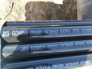 JIS G3454 Stpg370 Steel Pipes Carbon Steel Pipes