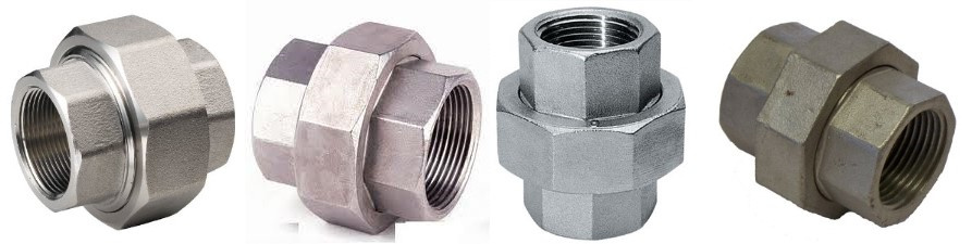 Pipe Union:Hex Head Socket Weld Union and Thread Union  ASTM A234 butt  weld pipe fittings,A182 forged pipe fittings,B16.5 weld neck flange,API 5L  seamless pipes