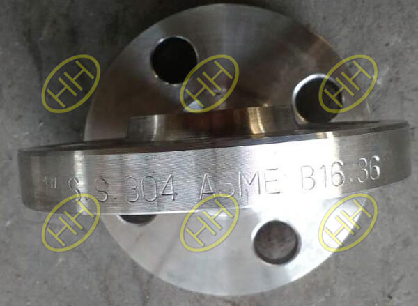 ASTM A182 F304 Welding Neck Raised Face Orifice Flange Finished In Haihao Flange Factory