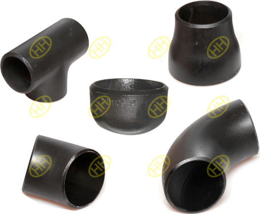 Carbon steel butt weld pipe fittings