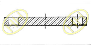 JIS B2220 Blind Flange Drawing