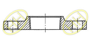 JIS B2220 Threaded Flange Drawing