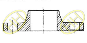 JIS B2220 Welding Neck Flange Drawing