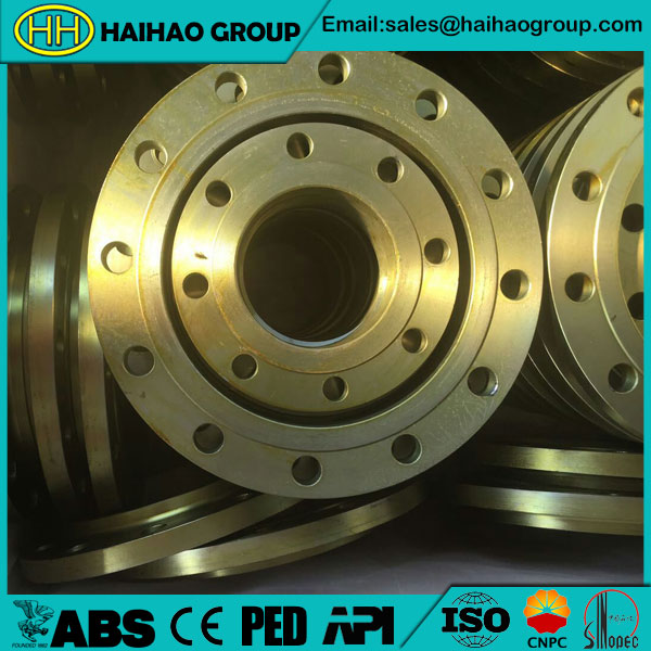 JIS B2220 5K Stainless Steel 3INCH Yellow Zinc Plating Slip On Plate Flange