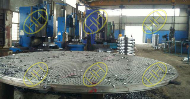 Large size tube sheets inspection in Haihao group