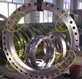 Finished ASTM A105N steel flange in Haihao Group