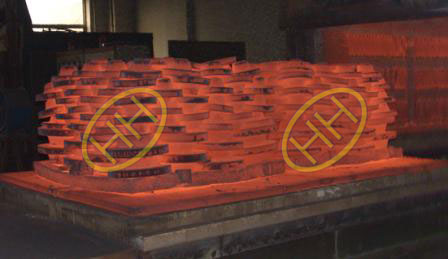 Heat treatment of A105N steel flange