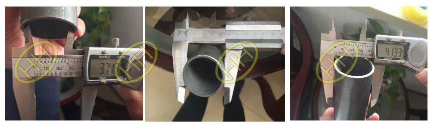 OD and ID dimensions and tolerance in inspection