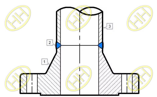 Butt weld draw