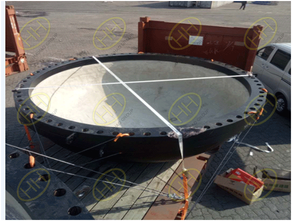 Shipment for big size pipe spool/cap with flange