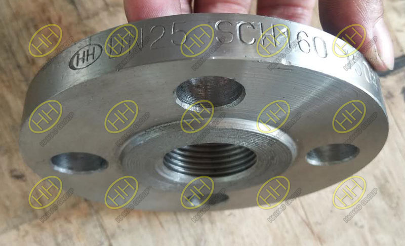 American standard threaded flange finished in Haihao Group
