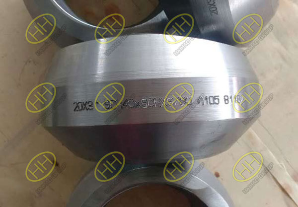 Carbon steel weldolet or welding outlet finished in Haihao Group