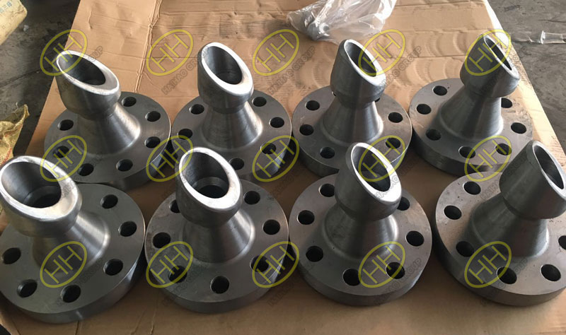 Forged flanged outlet fitting nipoflange finished in Haihao Group