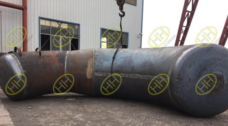 DN1050 large diameter custom bend with seam welding and girth welding