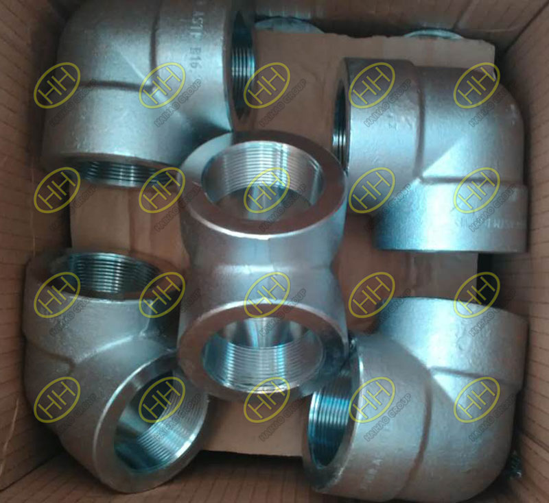 Threaded Pipe Fittings Types ASME B16.11 Socket Weld Fittings