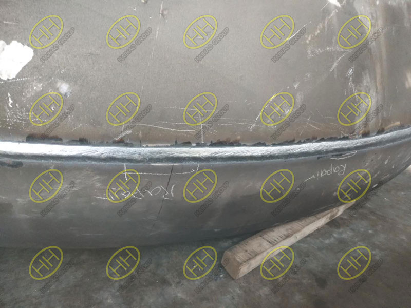 Large-diameter elbows weld