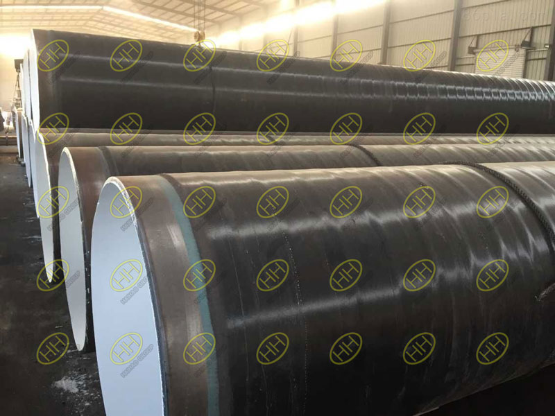 3PE anti corrosion coated steel pipes