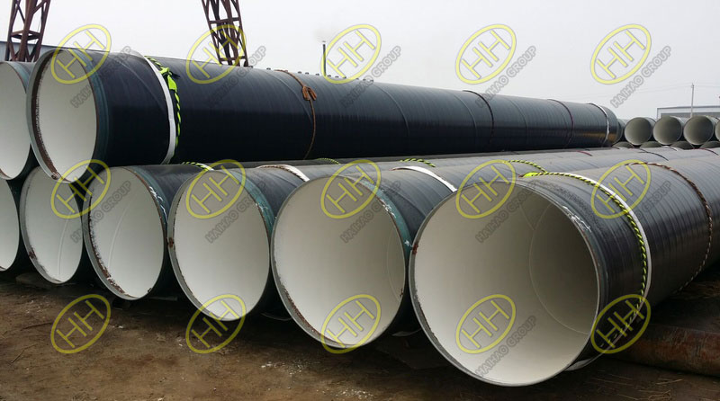 3PE anti corrosion coating steel pipes