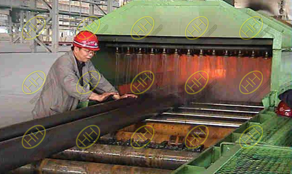 Normalizing of steel tube