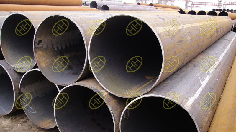 Double surface straight seam submerged arc welding steel pipes