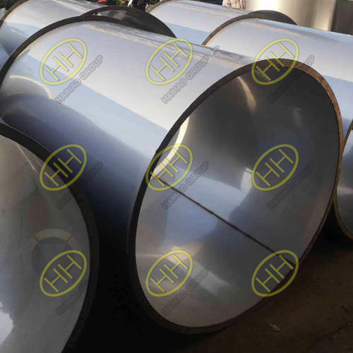 Seamed stainless steel pipe
