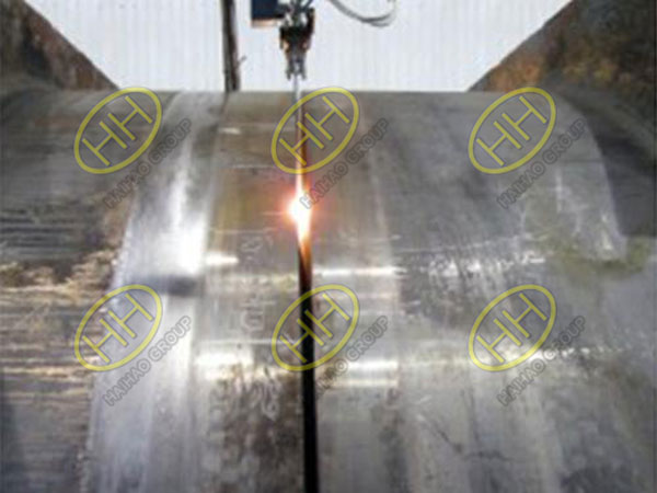 The operation of submerged arc welding