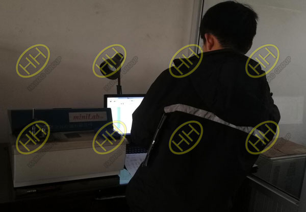 Chemical analysis of carbon steel