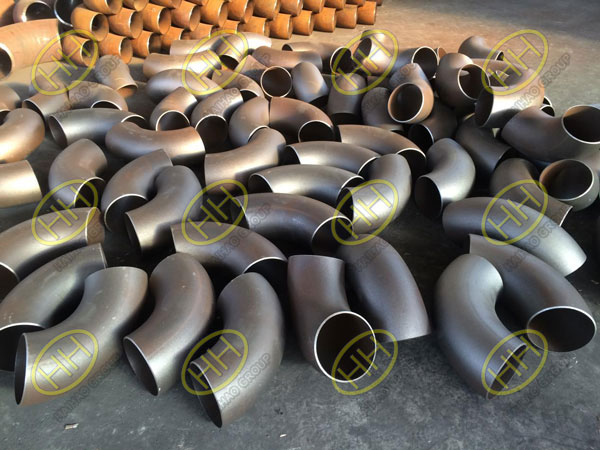 Sandblasting elbows of Japanese standard