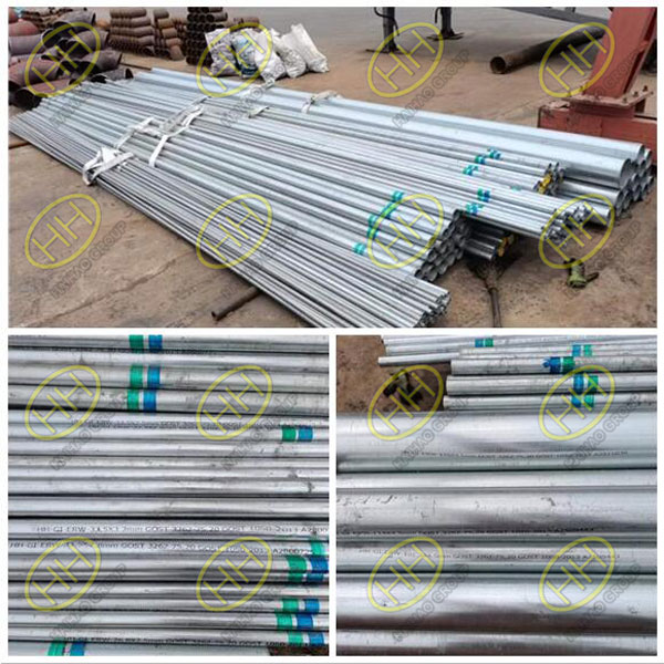 Galvanized pipes