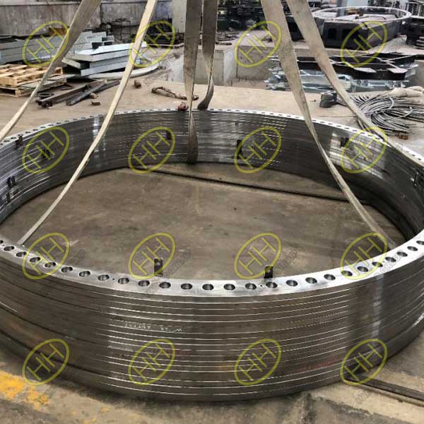 Large flange for wind power