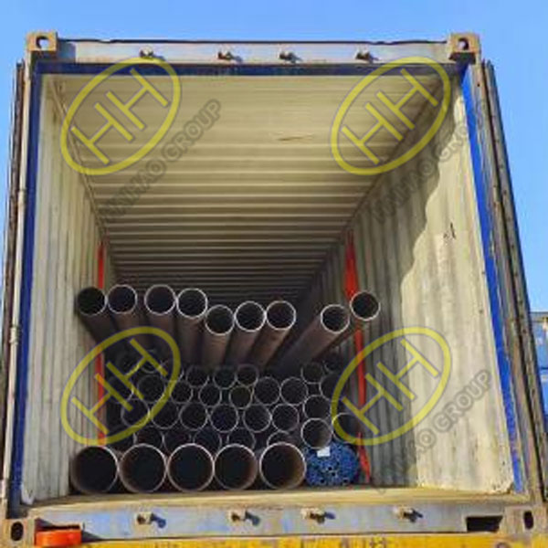 ASTM A53 Gr.B steel pipe delivery for Iraqi customers