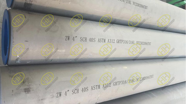 ASTM A312 GRTP316 316L steel pipes