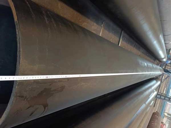 Large diameter steel pipe measurement