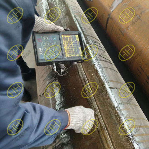 API 5L steel pipes passed the ultrasonic test
