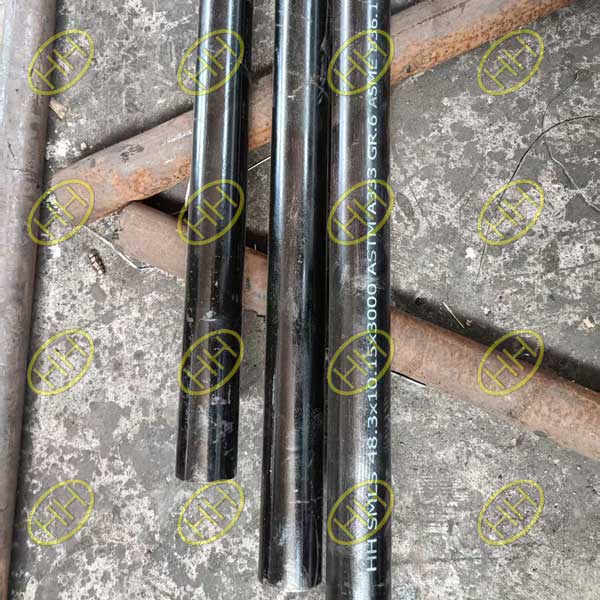 ASME B36.10 ASTM A333 Gr. 6 seamless steel pipes