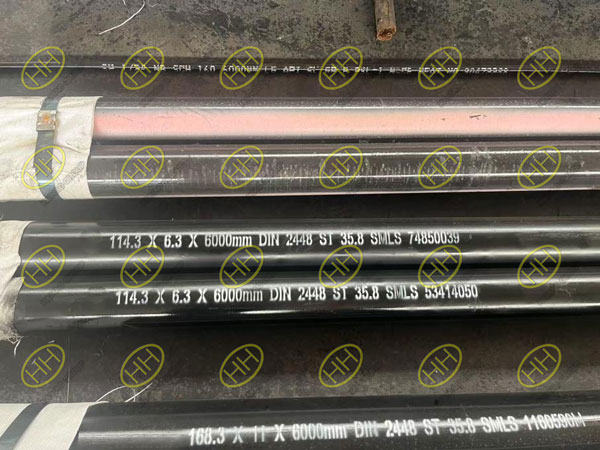 DIN 2448 seamless steel pipes