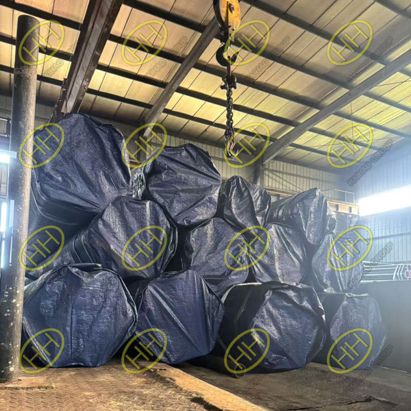 API 5L GR. B SAW pipes supplied by Haihao Group are ready for shipment