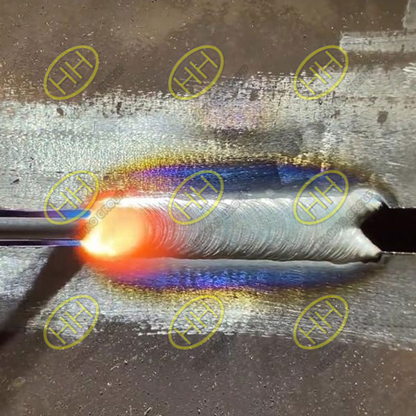 The welding process of stainless steel