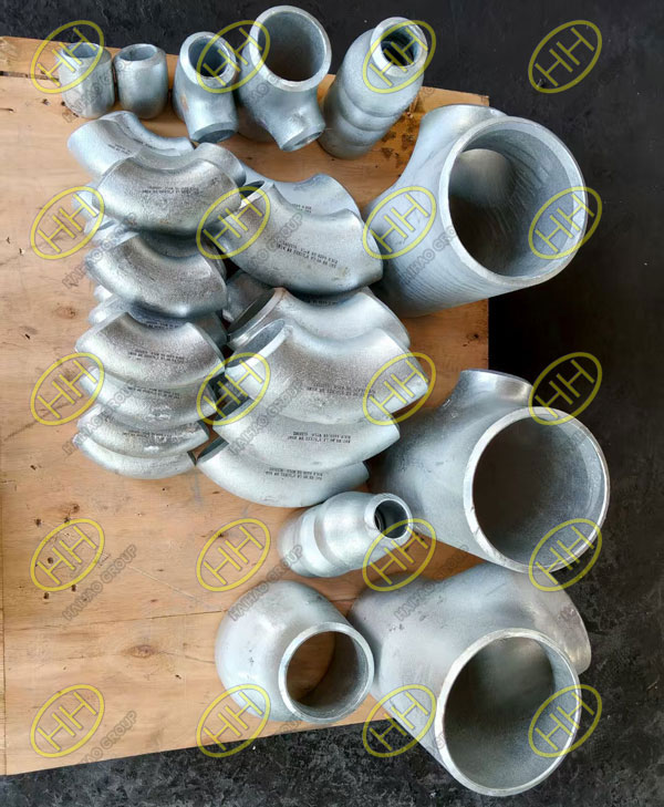 ASME B16.9 A420 Gr.WPL6 Seamless Pipe Fittings with Galvanized finish supplied by Haihao Group